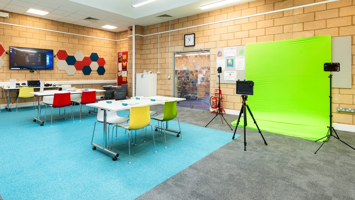 St Albans Library with Tessera Create Space carpet tiles 
